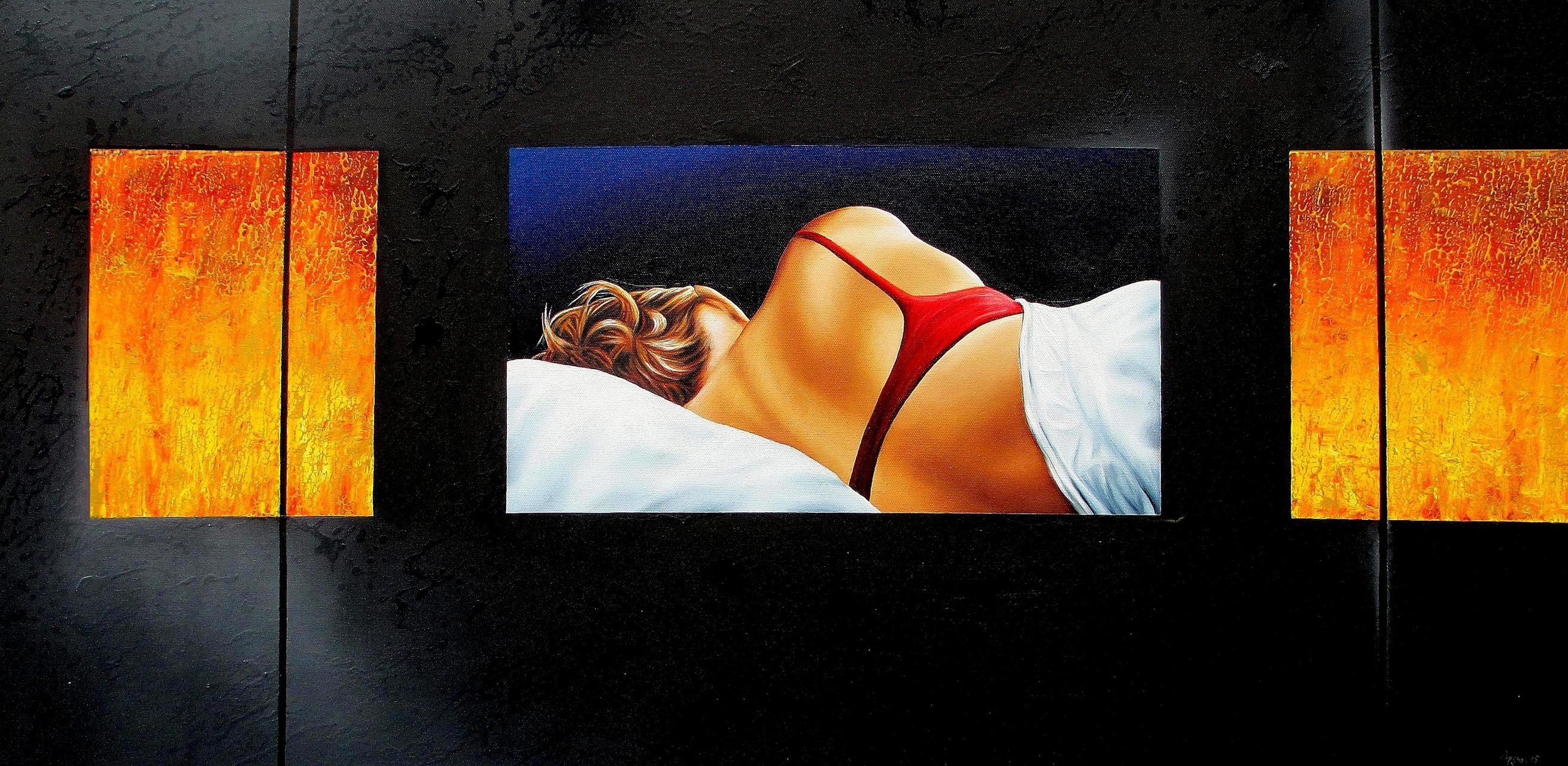 Lichtblick 50 x 100 cm Öl, Acryl auf Leinwand, Künstler Kai Piepgras