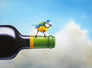 Noch Ein Genießer 30 x 40 cm, Öl, Acryl auf Leinwand, Künstler Kai Piepgras