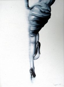 Aus-Blick 18 x 24 cm Öl auf Leinwand