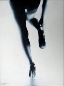 Ein-Blick 18 x 24 cm Öl auf Leinwand