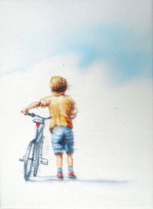 Nicht Mehr Weit 18 x 24 cm Öl auf Leinwand