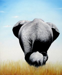 Quo Vadis 100 x 120 cm Öl, Acryl auf Leinwand