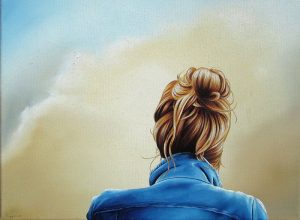 Innen Schau 30 x 40 cm Öl, Acryl auf Leinwand