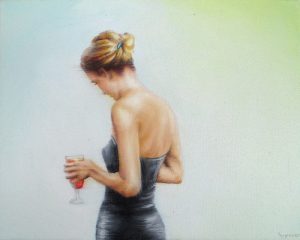 Aperol 24 x 30 cm Öl auf Leinwand