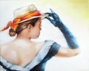 Sommerfrische 24 x 30 cm Öl auf Leinwand