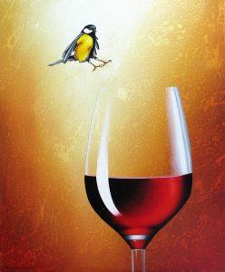 Annäherungsversuch 50 x 60 cm Öl, Acryl auf Leinwand