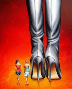 Sommernachts Träumerei 50 x 60 cm Öl, Acryl auf Leinwand