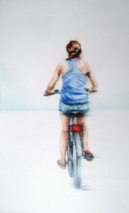 Horizontwärts 30 x 50 cm Öl auf Leinwand