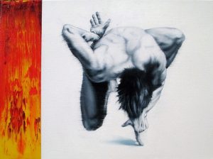 Es Bleibt Rot...(17) 30 x 40 cm Öl auf Leinwand