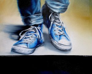 Einfach Sein 40 x 50 cm Öl auf Leinwand