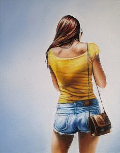 Spielraum (1) 24 x 30 cm Öl auf Leinwand