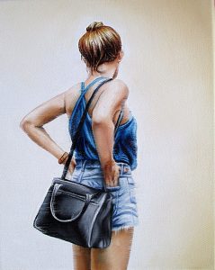 Spielraum (2) 24 x 30 cm Öl auf Leinwand