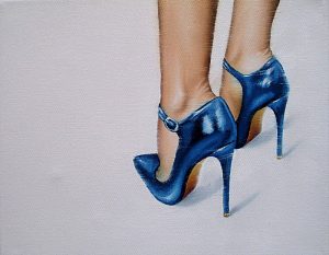 Freitag Abend 24 x 30 cm Öl auf Leinwand