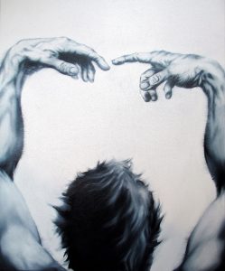 Selbst 50 x 60 cm Öl auf Leinwand