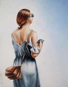 Spielraum (4) 24 x 30 cm Öl auf Leinwand