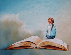 Erste Erkenntnis 24 x 30 cm Öl, Acryl auf Leinwand