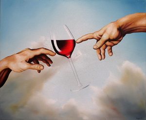 Innen 50 x 60 cm Öl, Acryl auf Leinwand