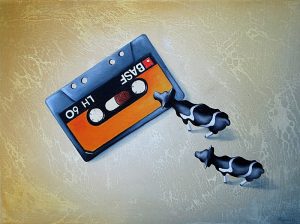 Unvergessen 30 x 40 cm Öl, Acryl auf Leinwand