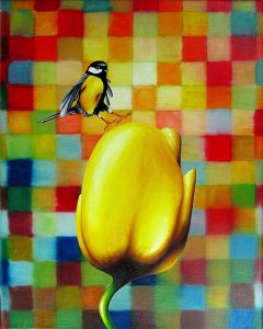 Wahlfreiheit 40 x 50 cm Öl, Acryl auf Leinwand