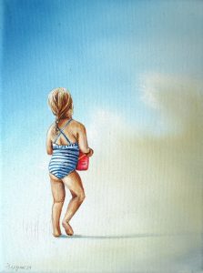 Eis? 18 x 24 cm Öl, Acryl auf Leinwand