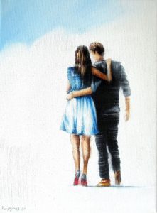 Unser Ding 18 x 24 cm Öl auf Leinwand