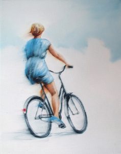 Bis Gleich 24 x 30 cm Öl auf Leinwand