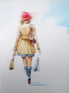 In Stimmung 18 x 24 cm Öl auf Leinwand