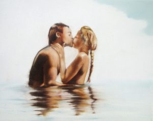 Nicht Der Erste 24 x 30 cm Öl auf Leinwand