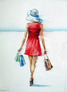 Das Passt 18 x 24 cm Öl auf Leinwand