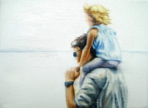 Gleich Da (2) 18 x 24 cm Öl auf Leinwand