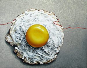 Kiosk Liaison (4) 24 x 30 cm Öl, Acryl auf Leinwand