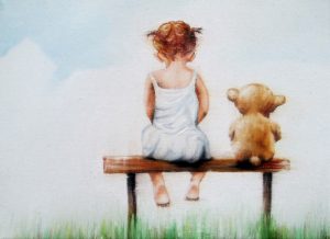 Wahre Freunde 18 x 24 cm Öl auf Leinwand