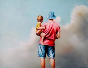 Perspektiven 24 x 30 cm Öl, Acryl auf Leinwand