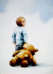 Wahre Freunde (2) 18 x 24 cm Öl auf Leinwand
