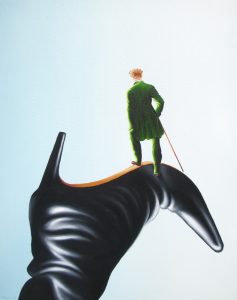 Gruß An Caspar 40 x 50 cm Öl, Acryl auf Leinwand