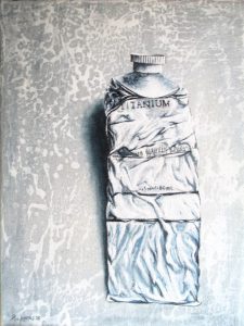 Was Bleibt 18 x 24 cm Öl, Acryl auf Leinwand