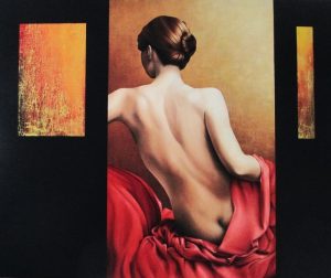 Im Licht 100 x 120 cm Öl, Acryl auf Leinwand