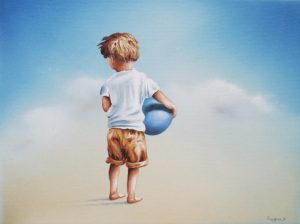 Meine Welt 18 x 24cm Öl, Acryl auf Leinwand