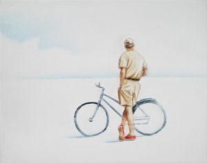 Meine Zeit 24 x 30 cm Öl auf Leinwand