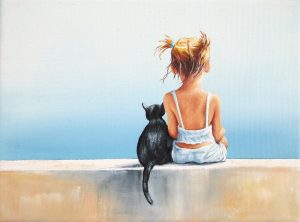 Nur Gemeinsam 18 x 24 cm Öl, Acryl auf Leinwand