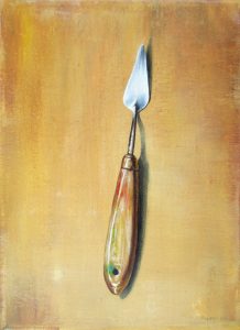 Festhalter 18 x 24 cm Öl, Acryl auf Leinwand