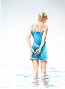 Frisch 18 x 24 cm Öl auf Leinwand