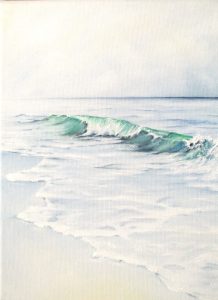 Drei Tage Am Meer (2) 18 x 24 cm Öl, Acryl auf Leinwand