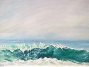 Drei Tage Am Meer (3) 18 x 24 cm Öl, Acryl auf Leinwand